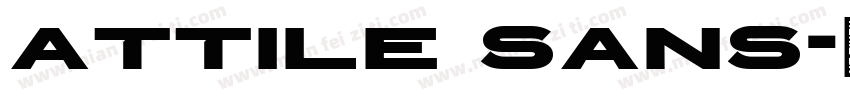 attile sans字体转换
